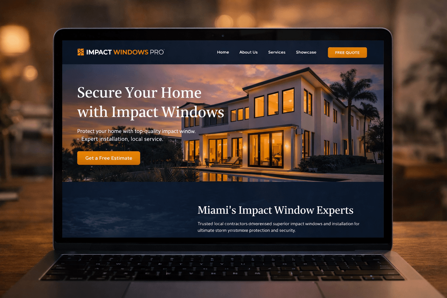 Impact Windows Pro website project
